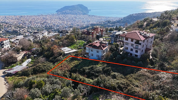 PRIME ZONED INVESTMENT LAND IN ALANYA TEPE 1.398,40M2