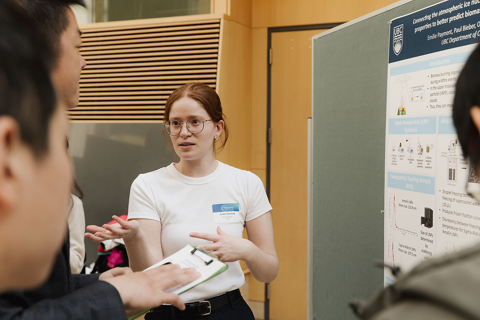 Émilie at UBC BPI Research Day