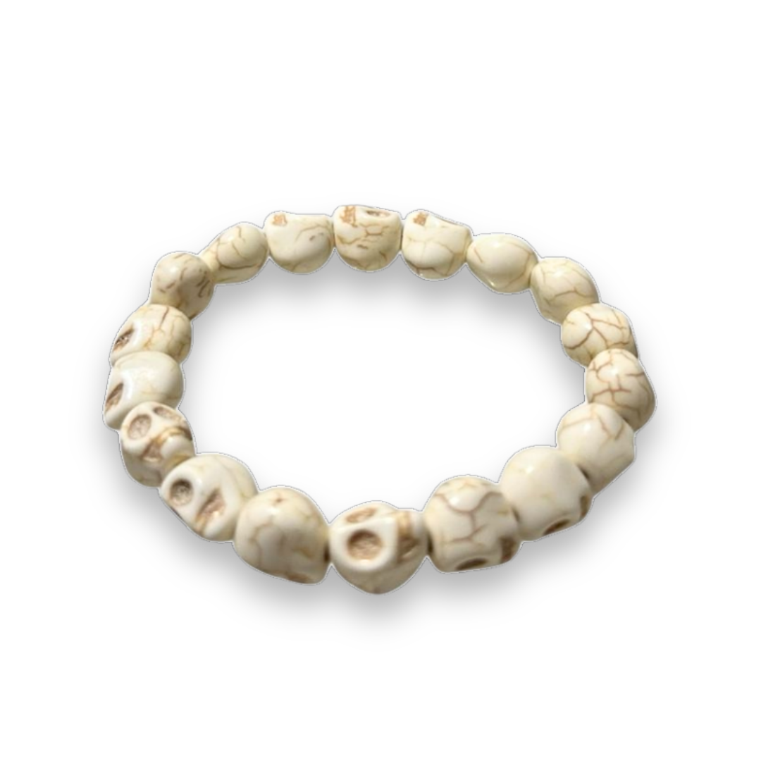 Pulseira de Pedra Caveirinha