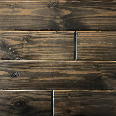 Southern Pine Ebony Tongue and Groove Wood Planks