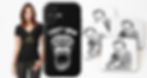 T shirts, phone cases and other accesories
