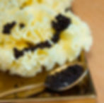 Black Garlic Caviar with Gold Flakes is a luxurious delicacy that combines the deep, umami-rich flavor of fermented black garlic with the elegance of edible 24K gold. Its smooth, pearl-like texture and complex notes of balsamic, molasses, and roasted garlic make it a perfect addition to gourmet dishes, hors d'oeuvres, and fine dining presentations. Elevate your culinary creations with this unique fusion of sophistication and flavor.
