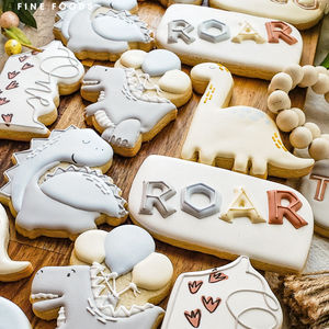 Custom decorated sugar cookies for a first birthday