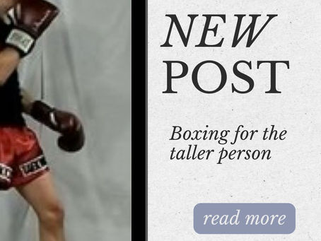 Boxing for the taller person