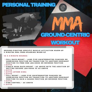 MMA ground centric workout