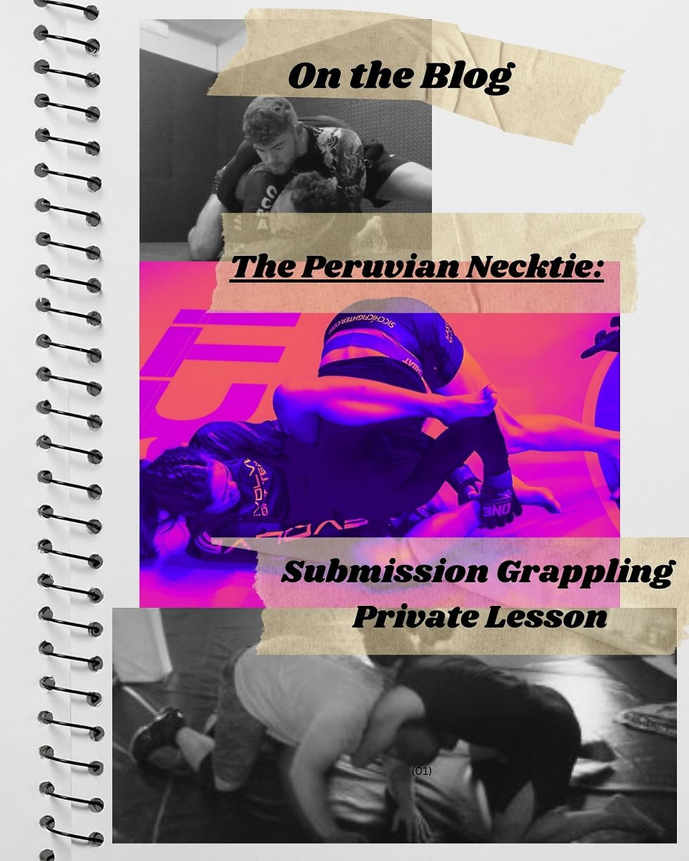 Introducing The Peruvian Necktie: Submission Grappling Private Lesson