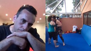 clinch shoulder bump video training