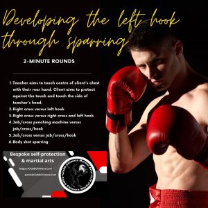 developing left hook sparring