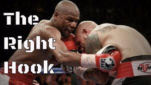 right hook in clinch