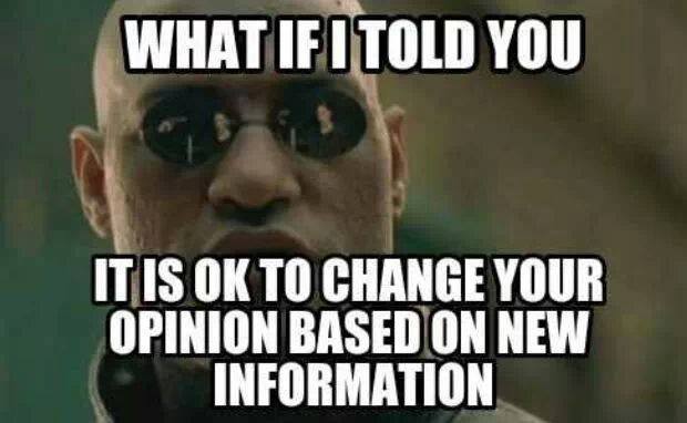 change opinion