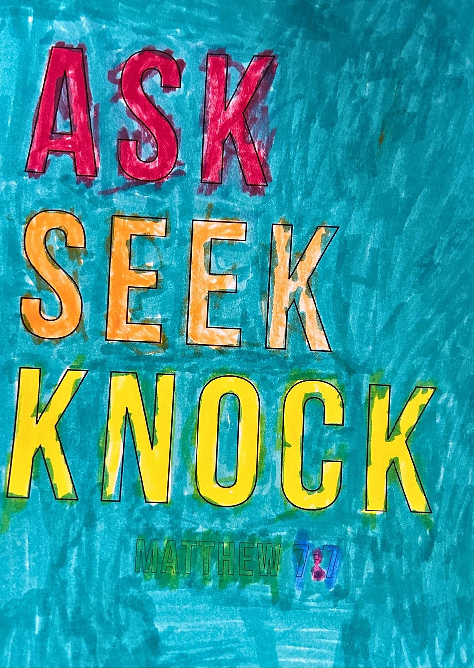 Ask seek knock drawing