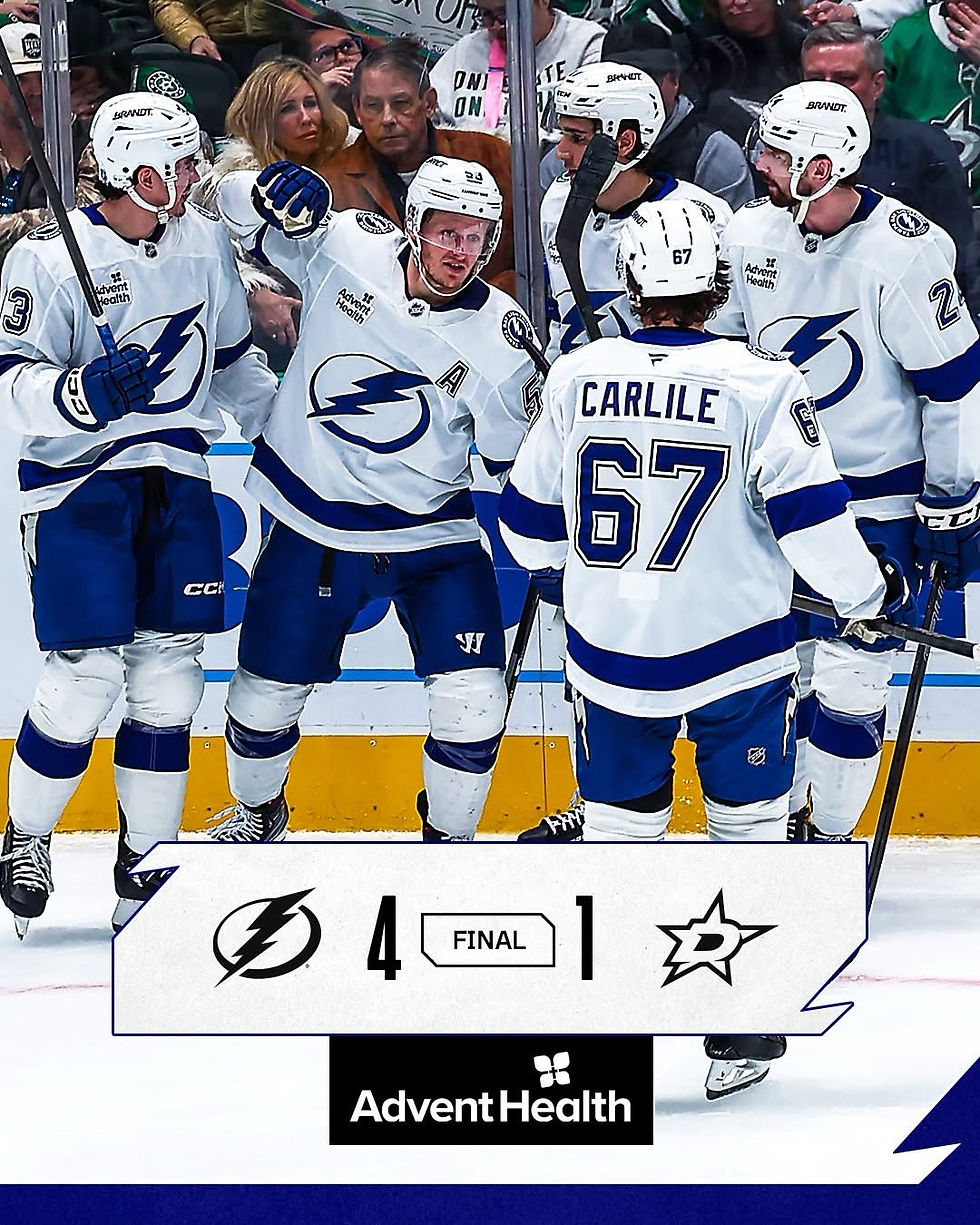 Final score via @tblightning on Instagram