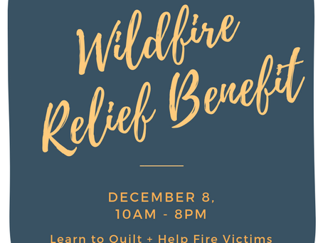 Sew Together for California Wildfire Relief