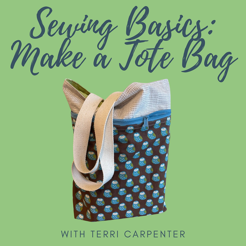 Make a Tote Bag with Terri Carpenter