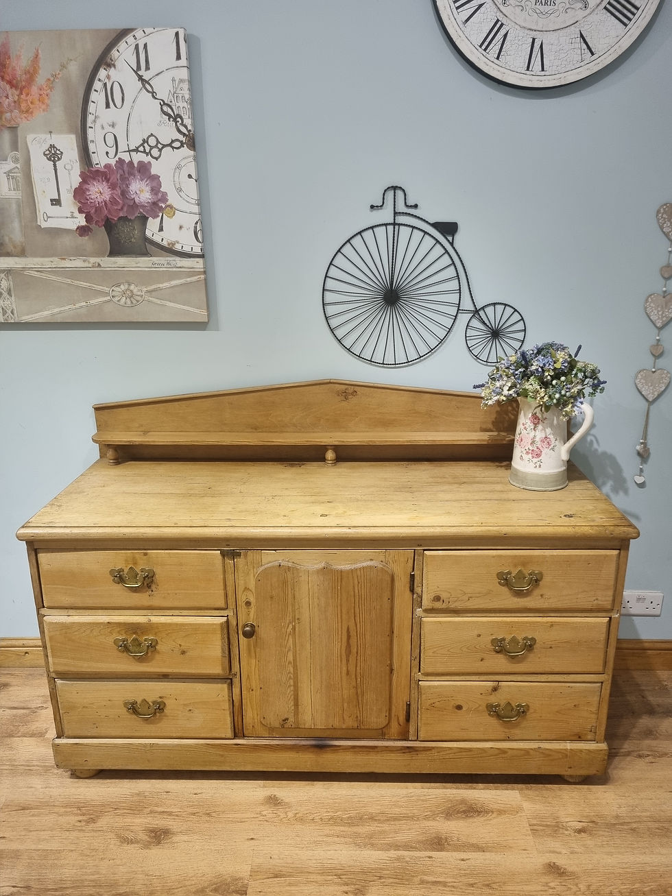 Thumbnail: 2245 Antique Pine Victorian Sideboard