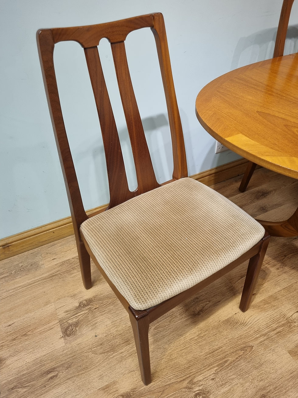 Thumbnail: 2236 Retro Nathan Extending Dining Table and 4 Chairs