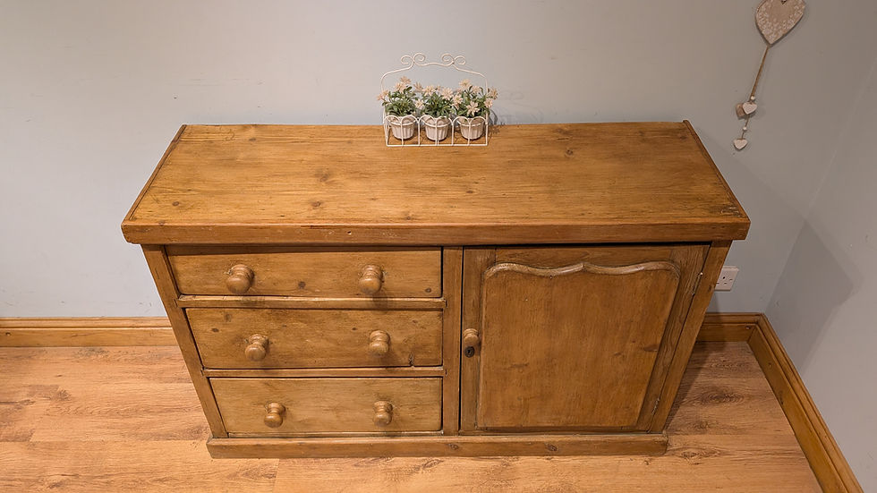 Thumbnail: 2538 Antique Pine Victorian Sideboard