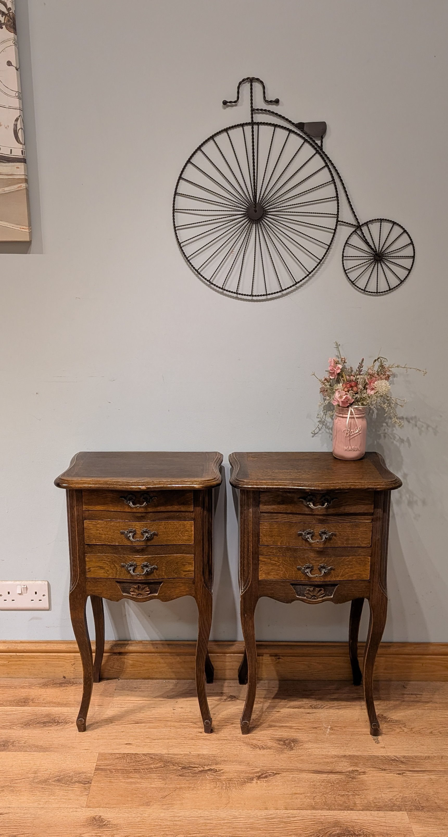 2511 Pair of French Style Bedside Tables