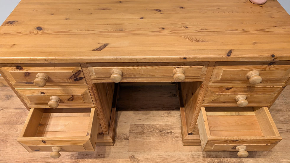 Thumbnail: 2374 Solid Pine Dressing Table / Desk