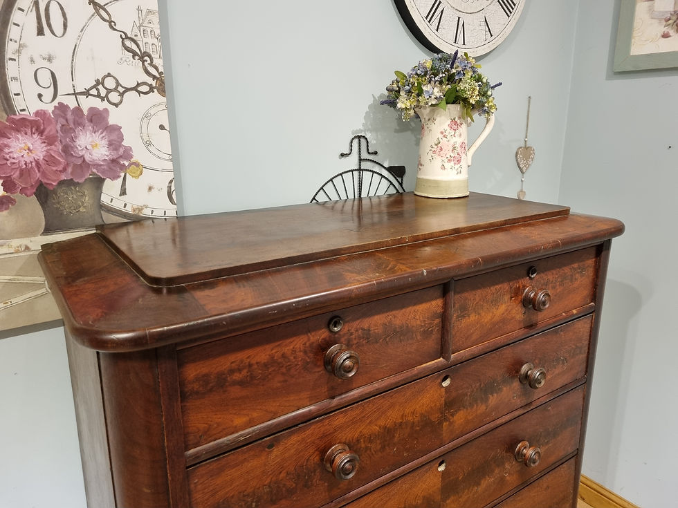Thumbnail: 2227 Large Antique Mahogany Chest of Drawers