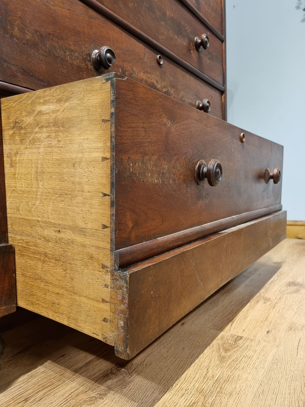 Thumbnail: 2227 Large Antique Mahogany Chest of Drawers