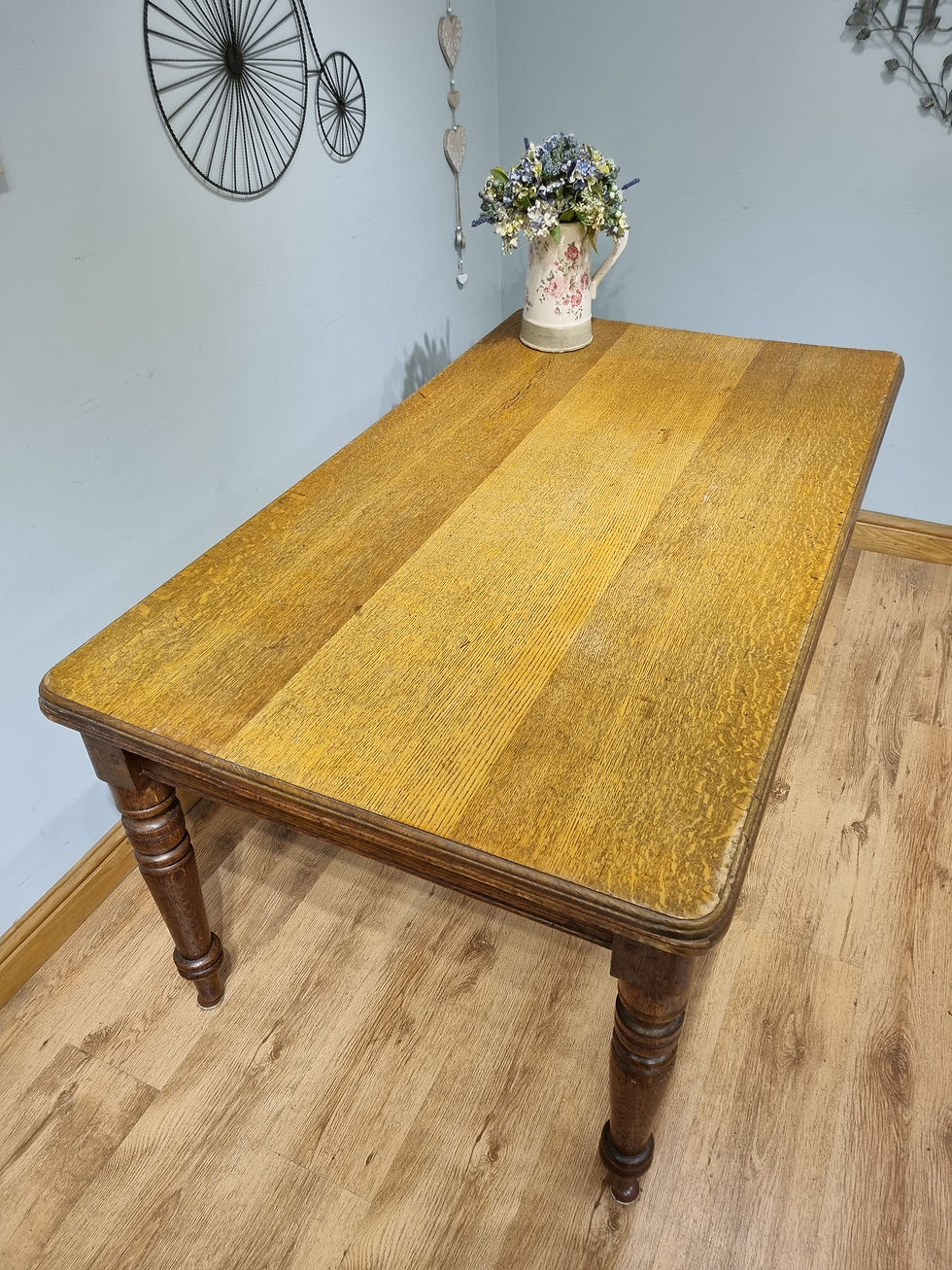 Thumbnail: 2232 Vintage Oak Table