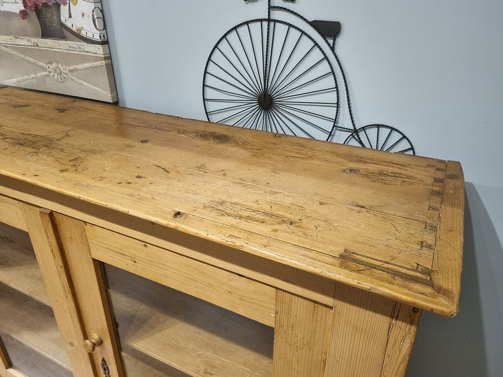 Thumbnail: 1495 Antique Pine Cabinet / Sideboard