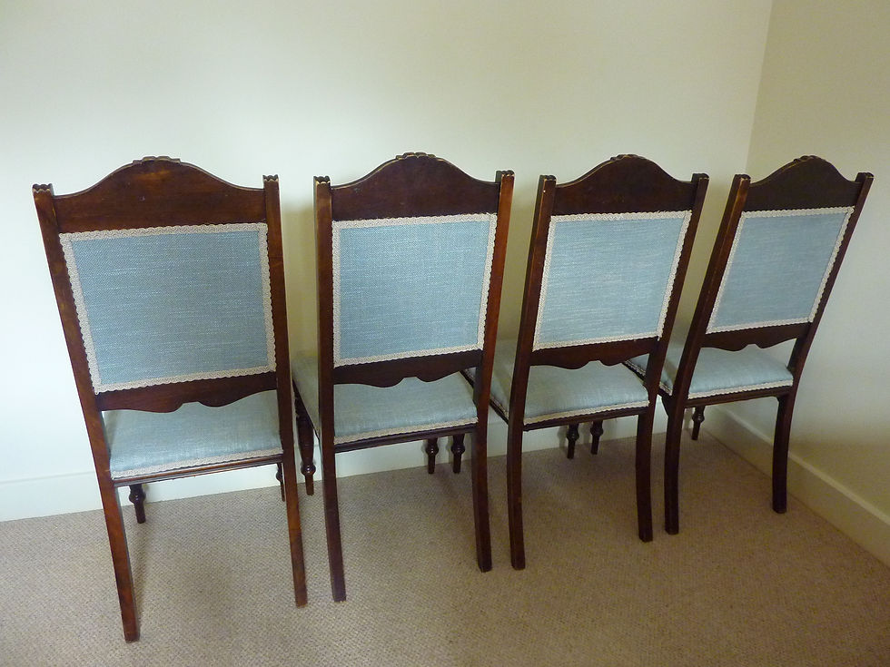 Thumbnail: 1061 Set of 4 Antique Chairs