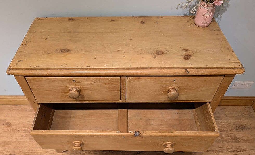 Thumbnail: 2404 Antique Pine Victorian Chest of Drawers