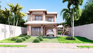 Sobrado elegante de veraneio, 3 suítes, piscina