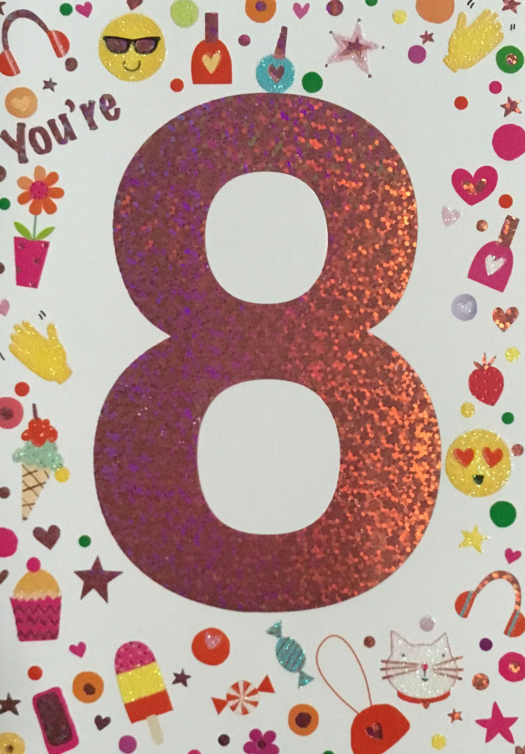 Happy 8th Birthday Card