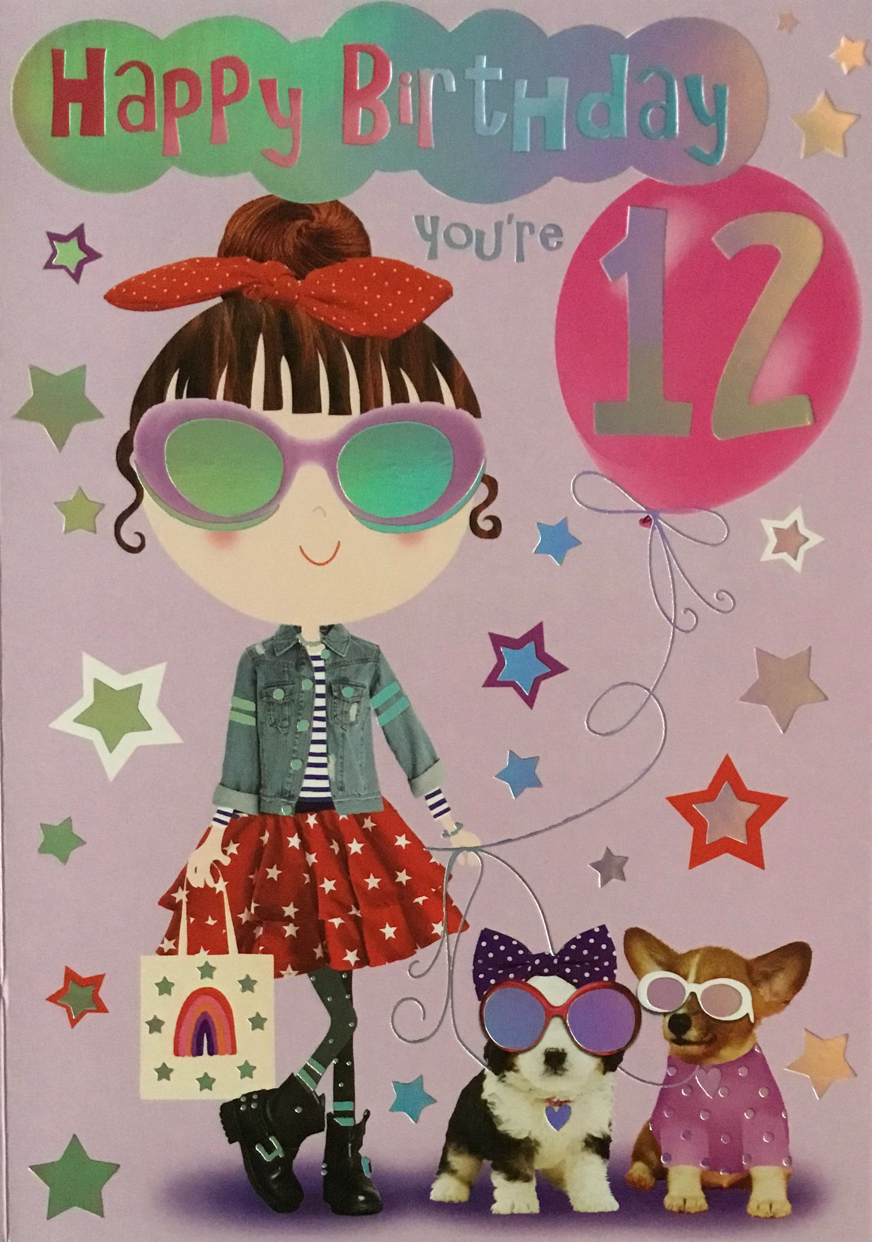 Happy 12th Birthday Card