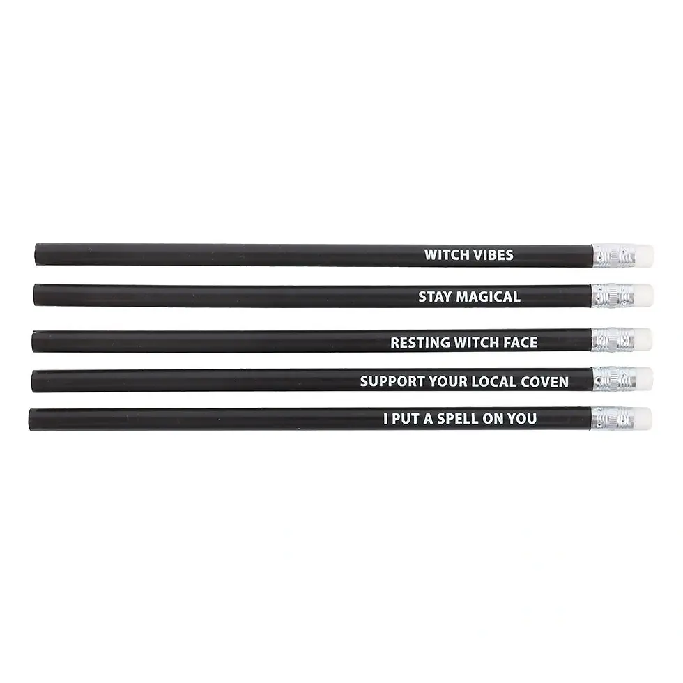 Thumbnail: The Coven Club Set of 5 Witchy Pencils