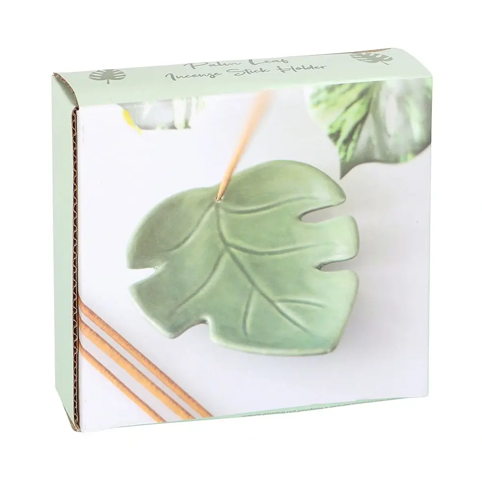 Thumbnail: Palm Leaf Incense Stick Holder