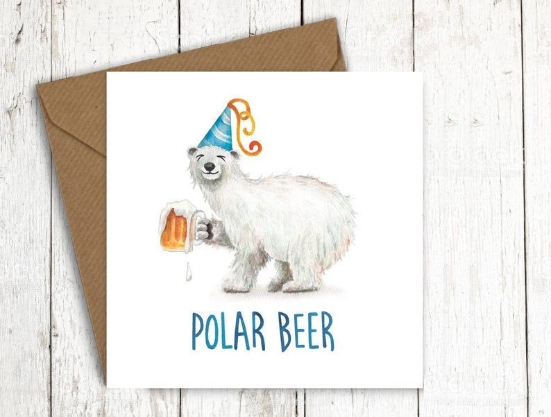 Thumbnail: Polar Beer Birthday Card