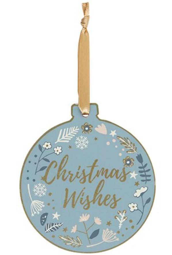 Christmas Wishes Tree Decoration