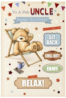 Happy Birthday Uncle Card