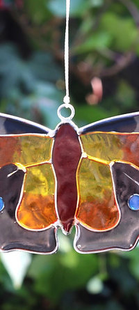 Peacock Butterfly Sun Catcher