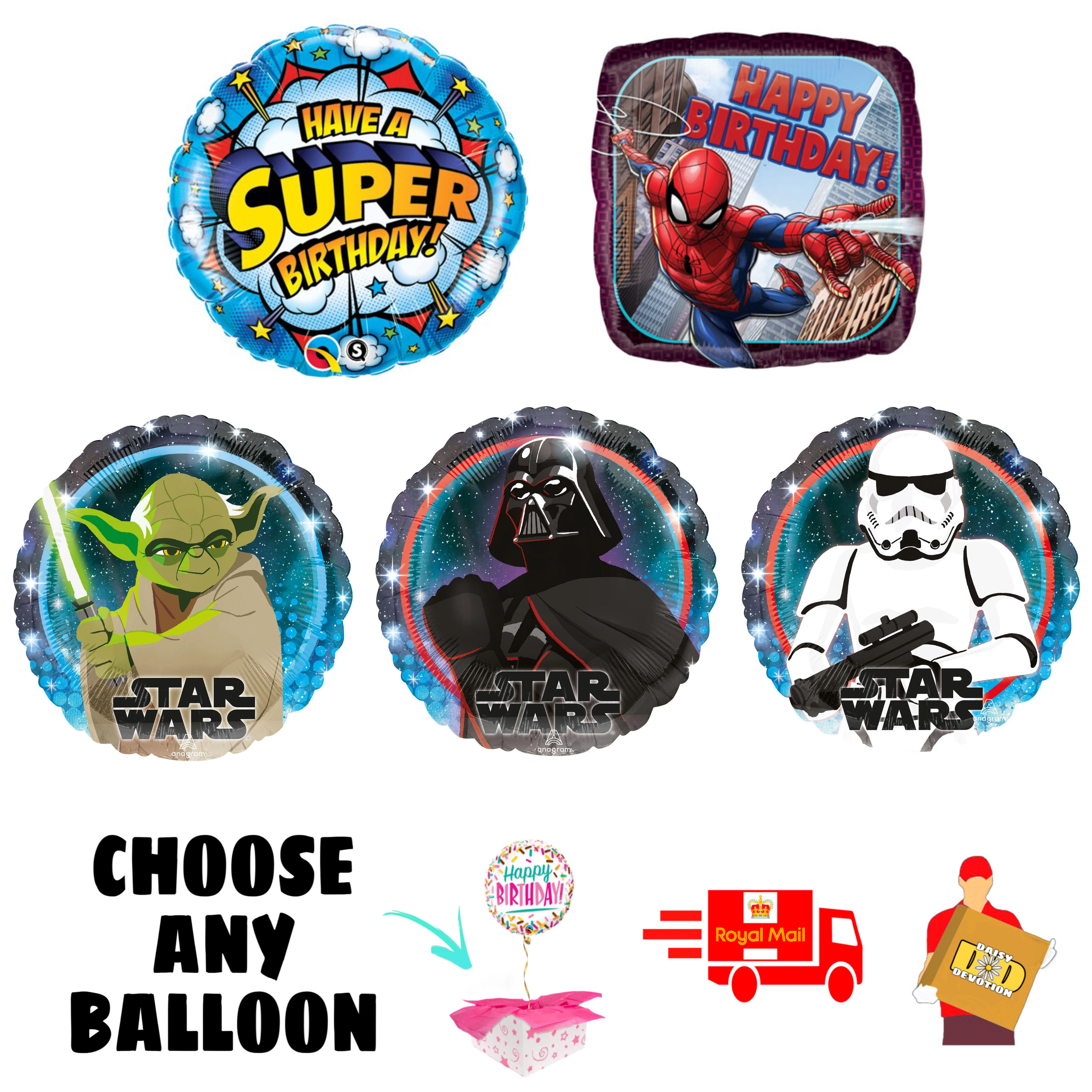 Balloon in a Box -  Birthday Boy