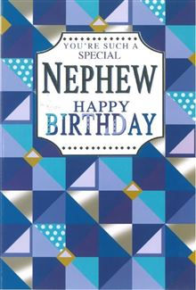 Happy Birthday Nephew Card