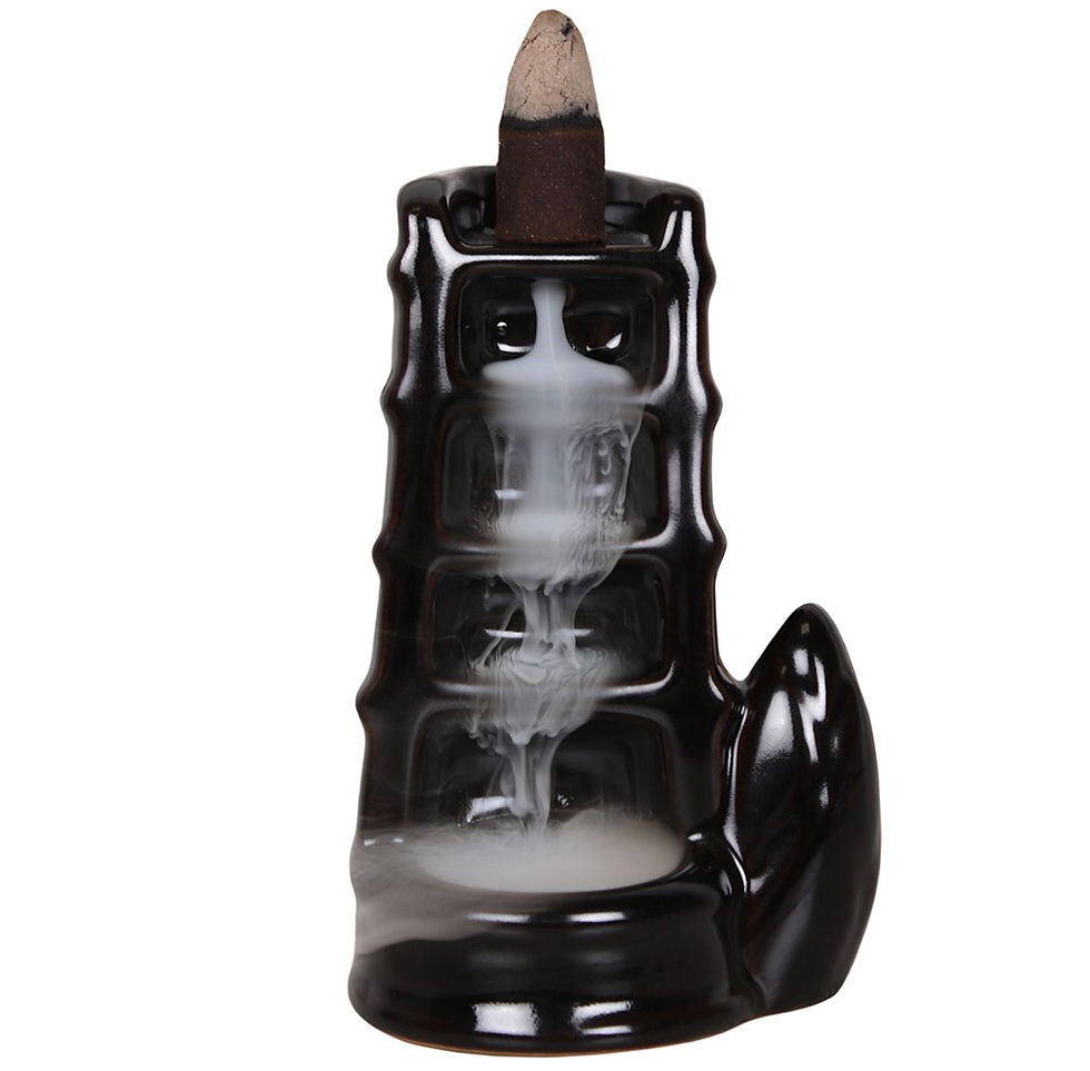 Thumbnail: Split Bamboo Fountain Backflow Incense Burner