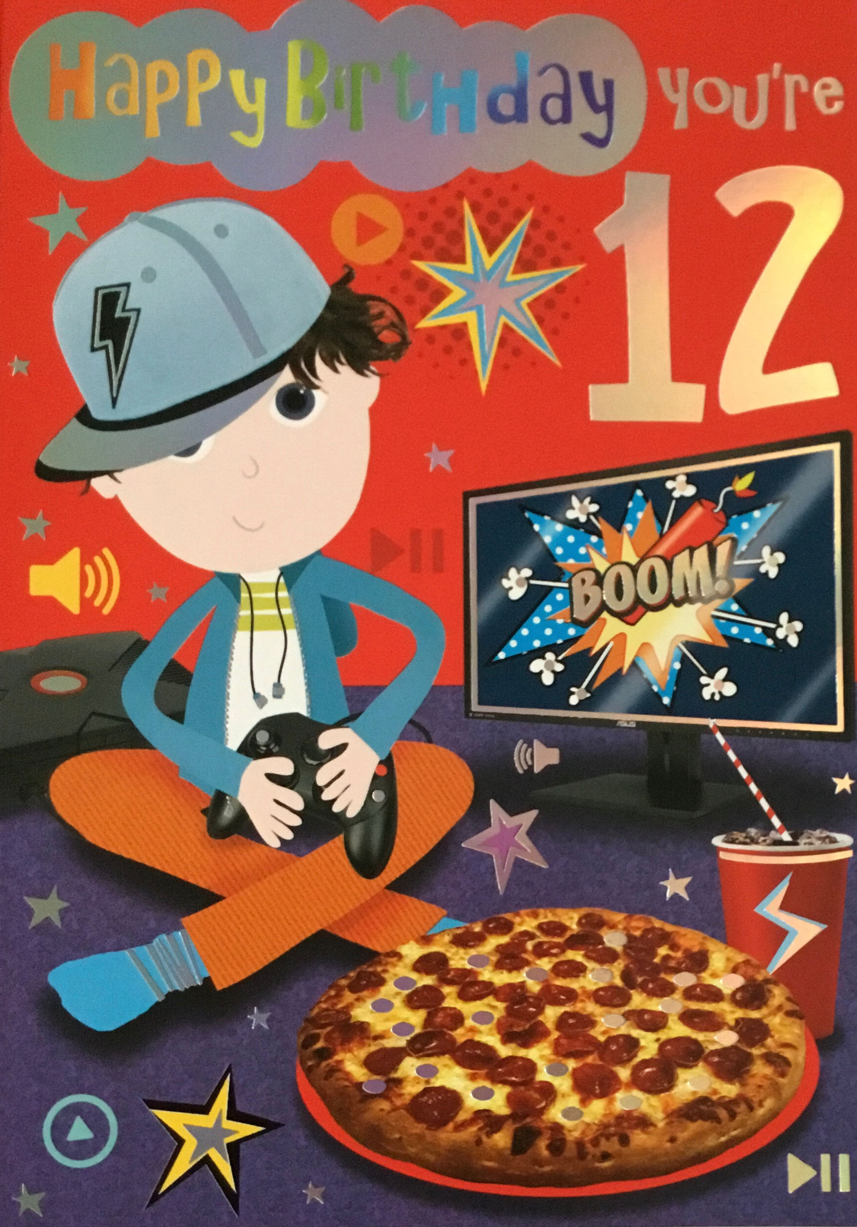 Happy 12th Birthday Card 2