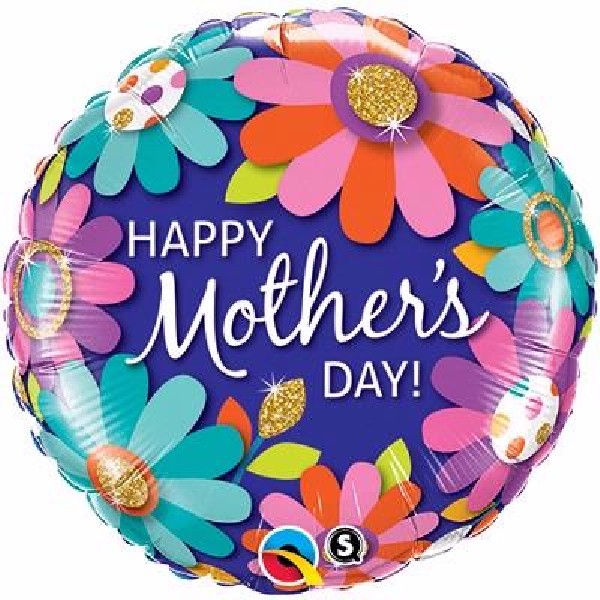 18IN MOTHERS DAY FLORAL FOIL BALLOON