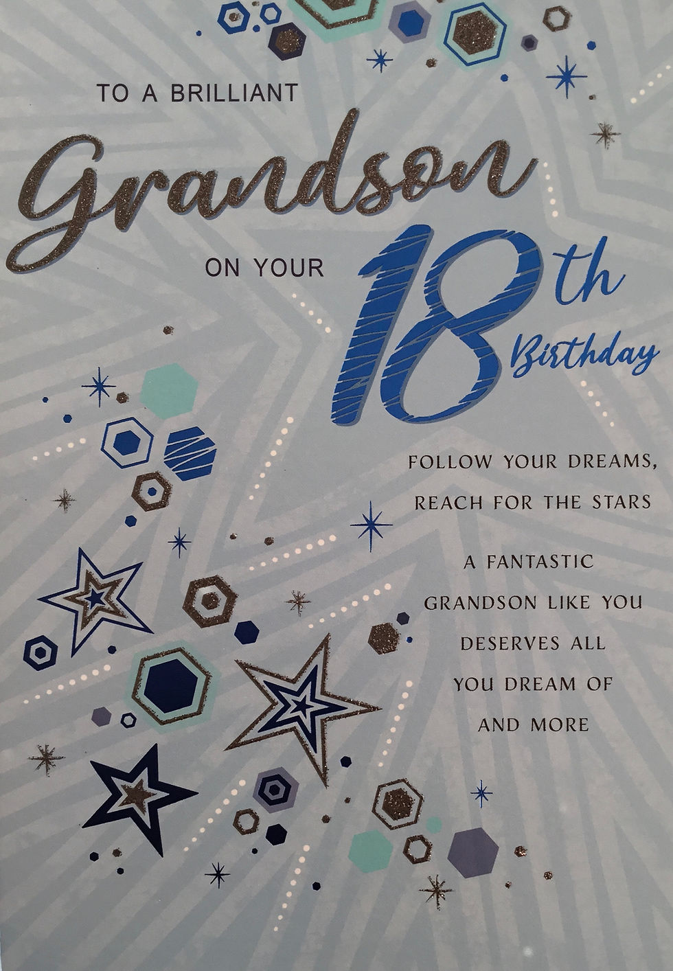 Grandson 18th Birthday Card