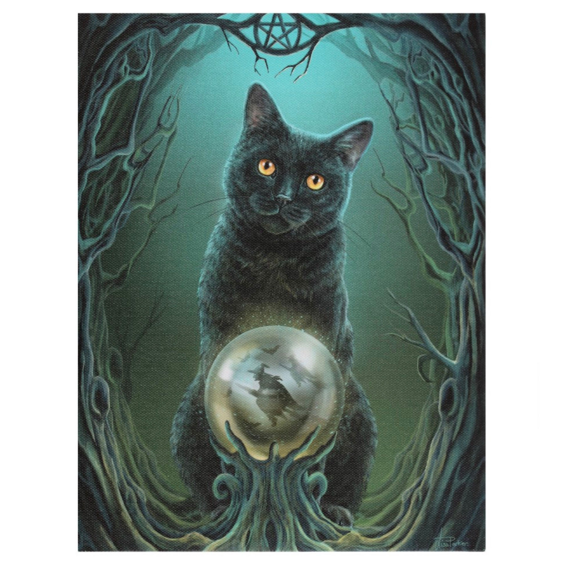 Rise of the Witches Canvas Plaque By Lisa Parker