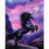 Thumbnail: Black Unicorn Canvas Plaque By Anne Stokes