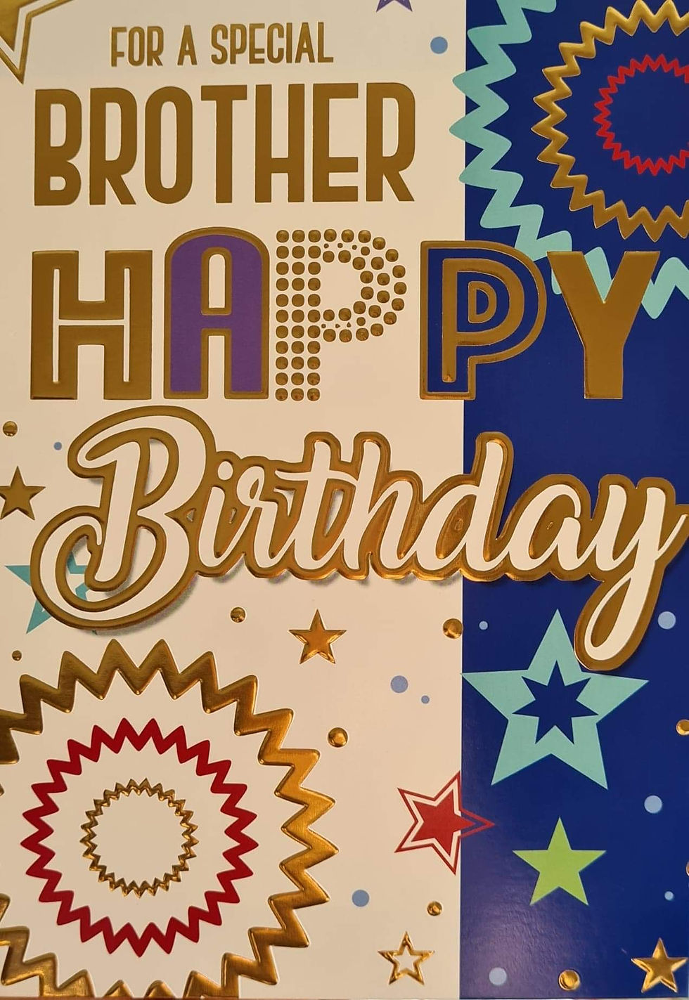 Happy Birthday Brother Card
