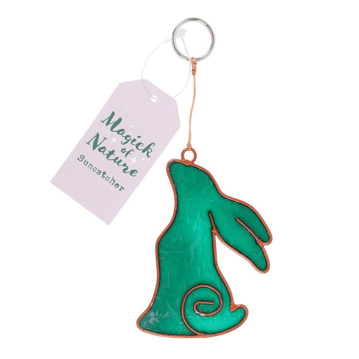 Thumbnail: Moon Gazing Hare Suncatcher