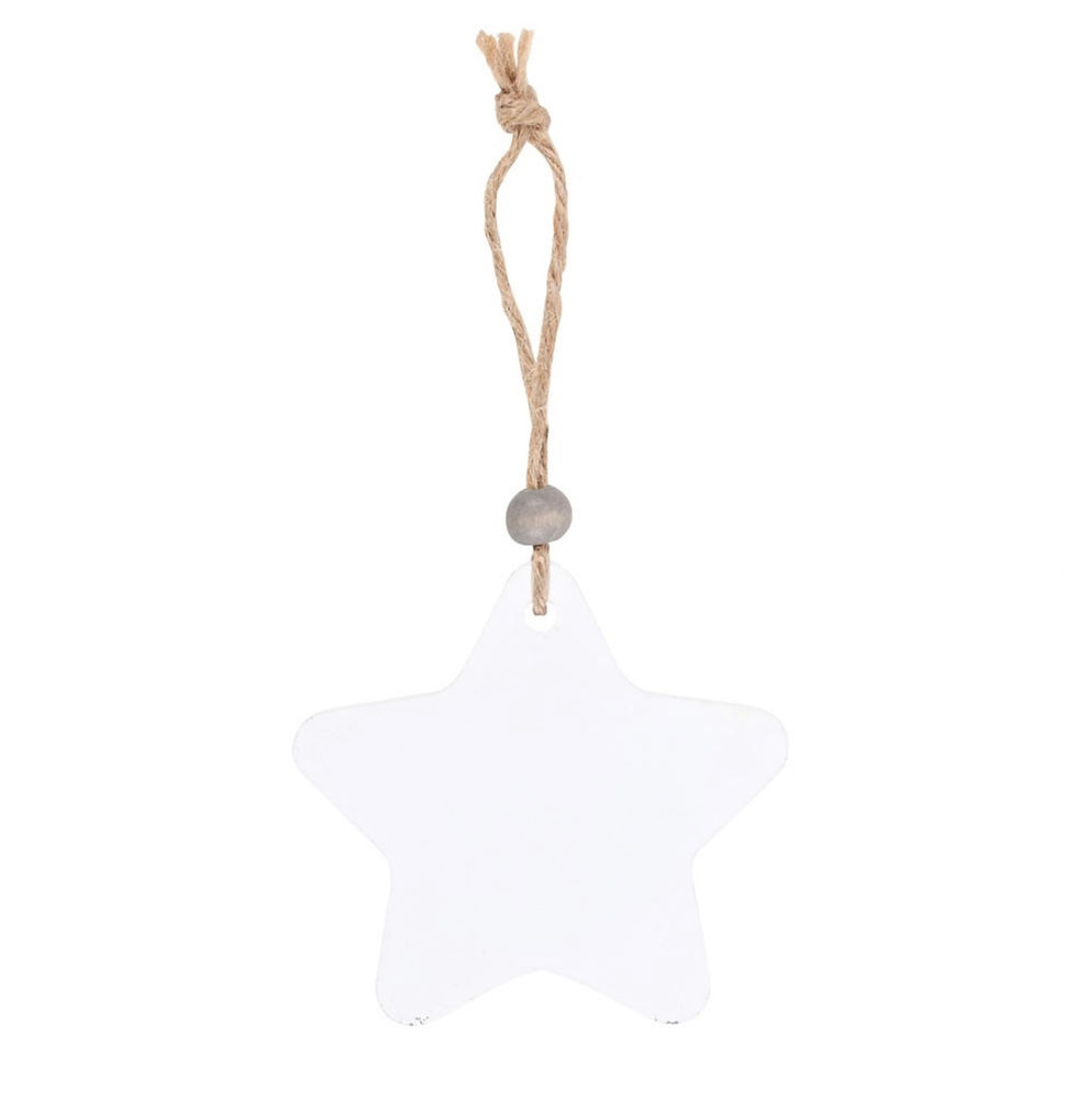 Thumbnail: An Angel Will Never Be Far Hanging Star Sentiment Sign