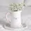 Thumbnail: White Butterfly Print Ceramic Flower Jug